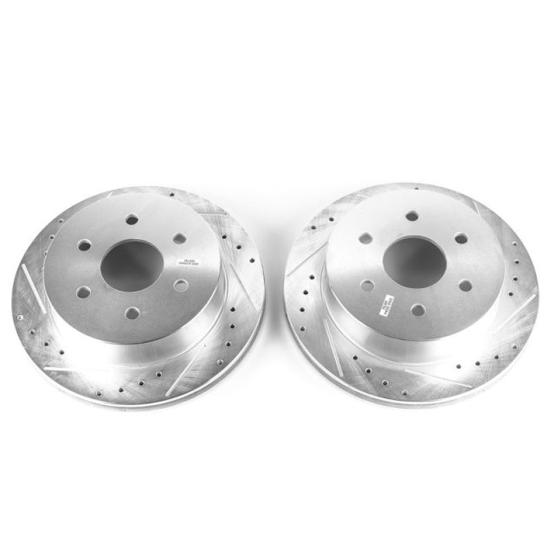 Power Stop 03-05 Chevrolet Express 2500 Rear Evolution Drilled & Slotted Rotors - Pair PowerStop