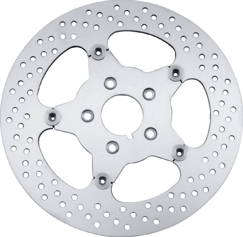 Bikers Choice 84-99 Big Twin & XL 11.5 Inch Front Stainless Mirror Fltg Rotor Replaces H-D 44136-84