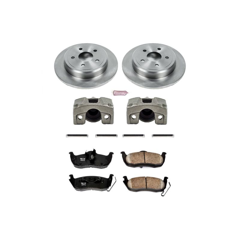 Power Stop 06-10 Jeep Commander Rear Autospecialty Brake Kit w/Calipers PowerStop