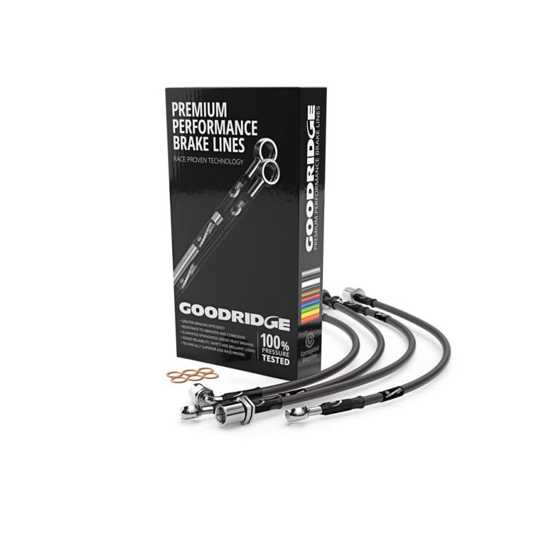 Goodridge 07-19 BMW X6 Stainless Steel Brake Lines Goodridge