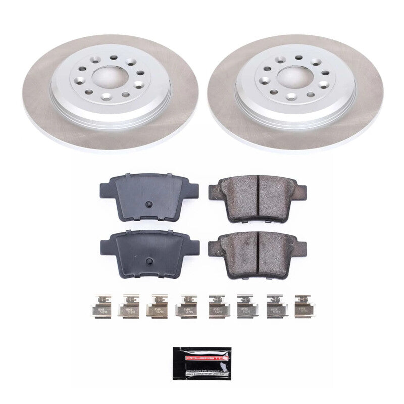 Power Stop 08-09 Mercury Sable Rear Semi-Coated Rotor Kit PowerStop