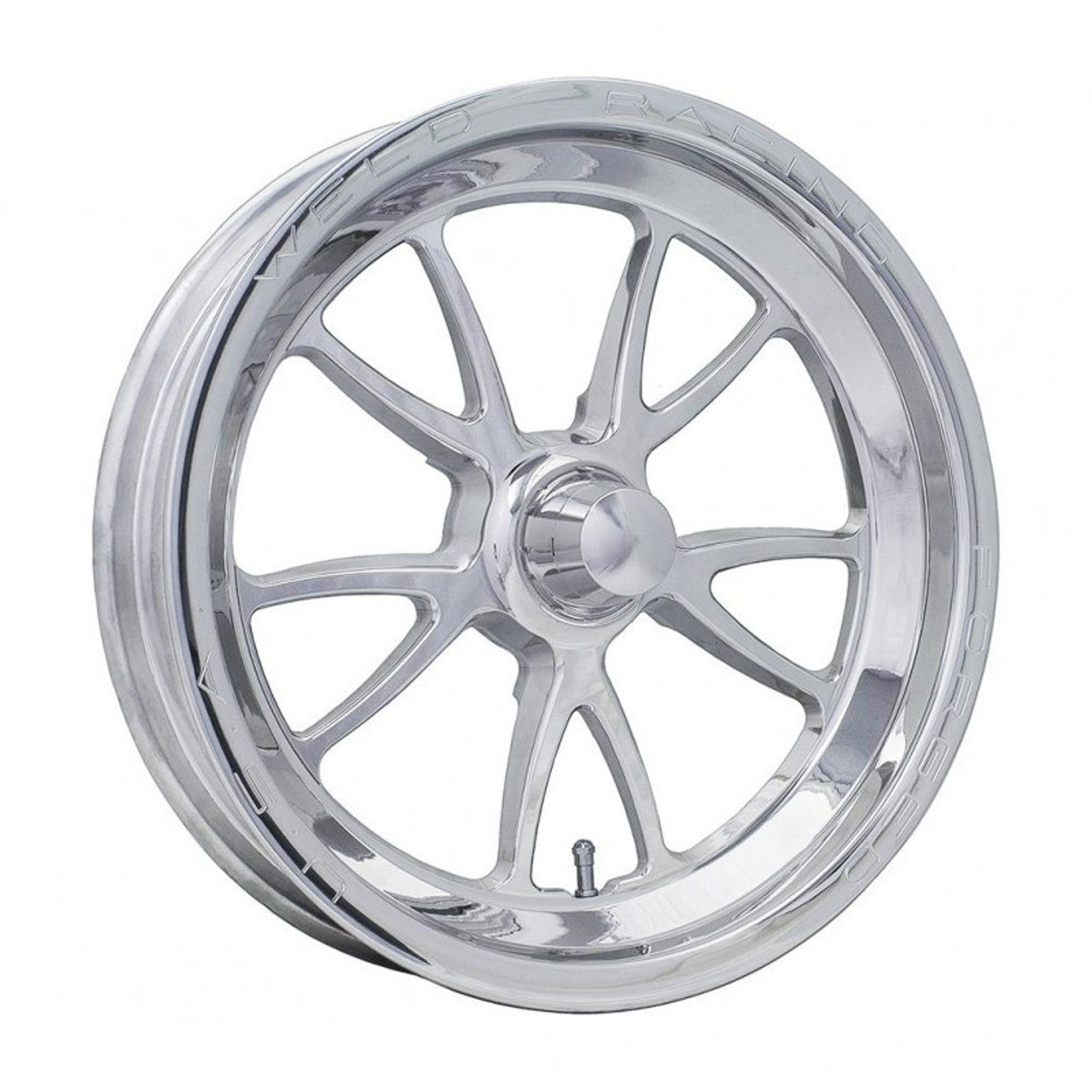 Weld Full Throttle 1-Piece 17x4.5 / 5X4.75 BP / 2.25in BS Polished Wheel - Non-Beadlock