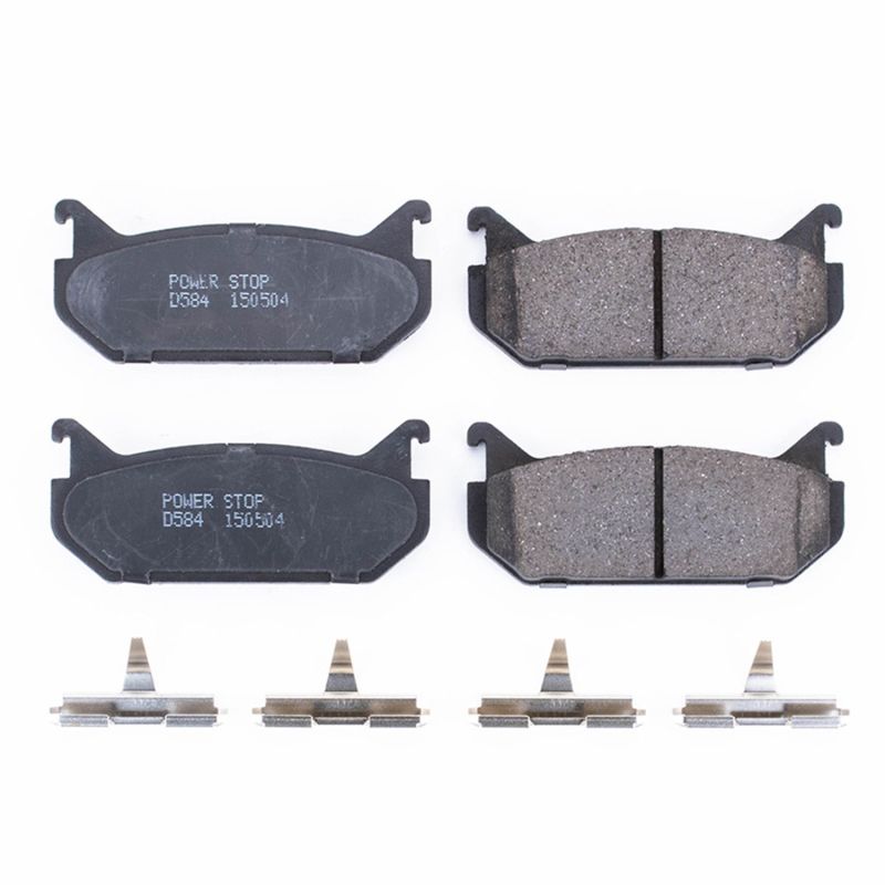 Power Stop 93-97 Ford Probe Rear Z17 Evolution Ceramic Brake Pads w/Hardware PowerStop