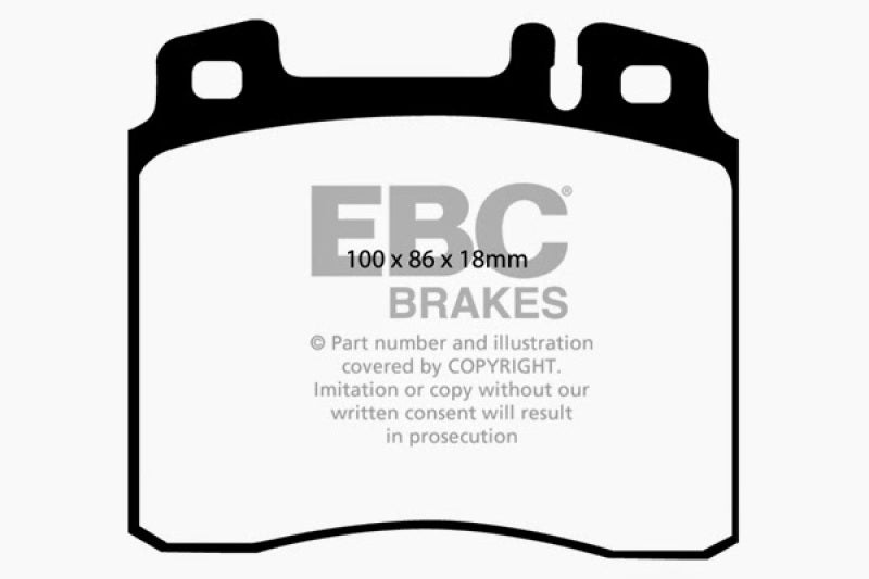 EBC Ultimax2 Front Brake Pads - UD689 EBC