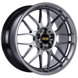 BBS RG-R 18x8.5 5x114.3 ET38 Diamond Black Wheel -82mm PFS/Clip Required RG700DBK