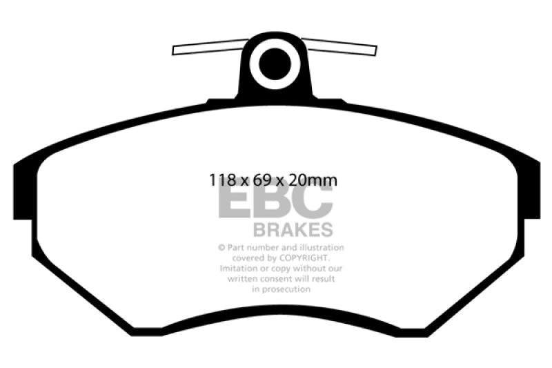 EBC Ultimax2 Front Brake Pads - UD780 EBC