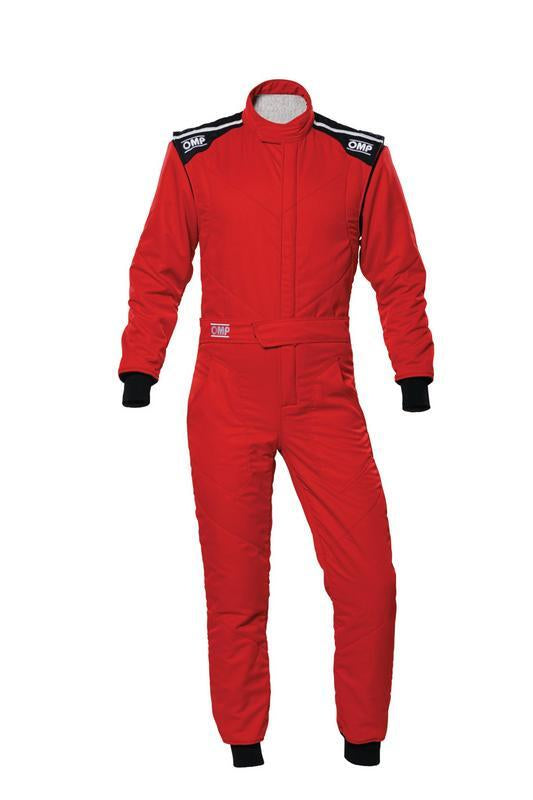 OMP First-S Auto Racing Suit - Navy/Cyan - Size 48 - FIA & SFI Approved