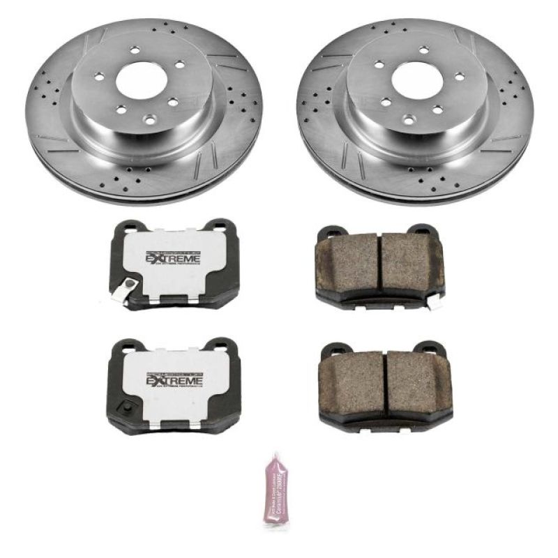 Power Stop 03-04 Infiniti G35 Rear Z26 Street Warrior Brake Kit PowerStop