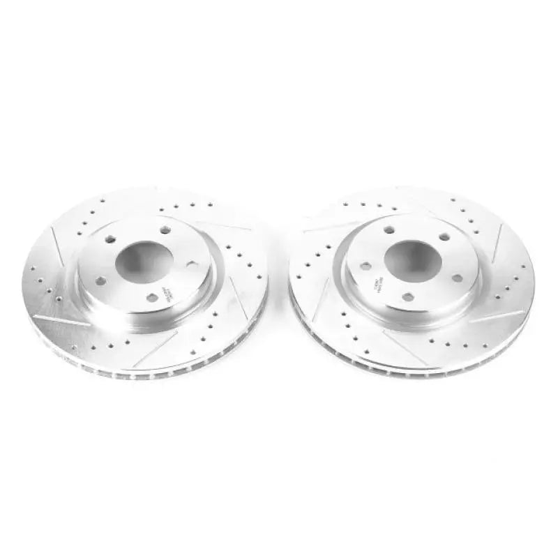 Power Stop 14-17 Nissan Leaf Front Evolution Drilled & Slotted Rotors - Pair PowerStop