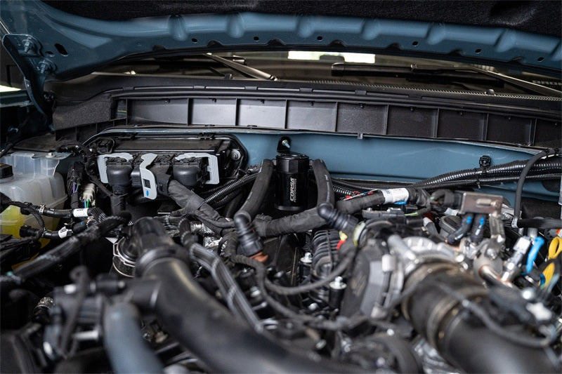 Corsa Aluminum Oil Catch Can w/ Bracket | Ford Bronco 2.7L Turbo CORSA Performance