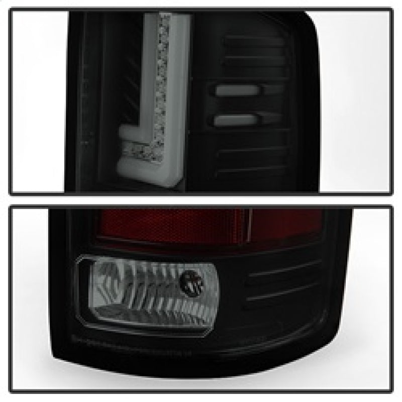 Spyder GMC Sierra 14-16 LED Tail Lights Black Smoke ALT-YD-GS14-LBLED-BSM SPYDER