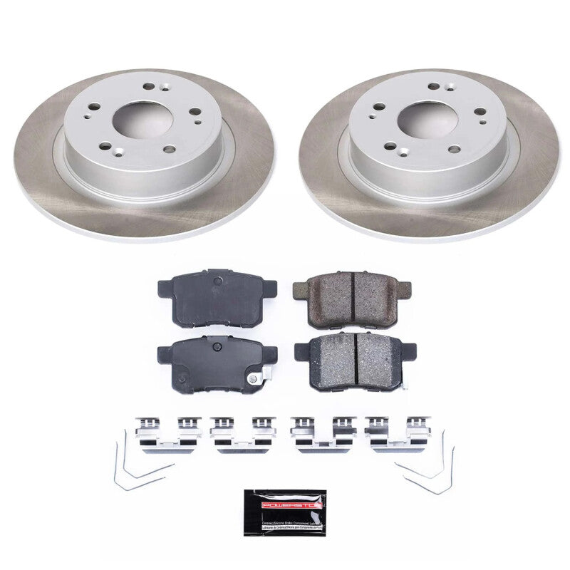 Power Stop 11-17 Honda Accord Rear Semi-Coated Rotor Kit PowerStop