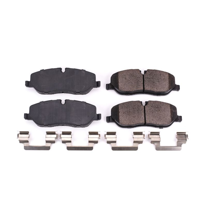 Power Stop 05-09 Land Rover LR3 Front Z17 Evolution Ceramic Brake Pads w/Hardware PowerStop