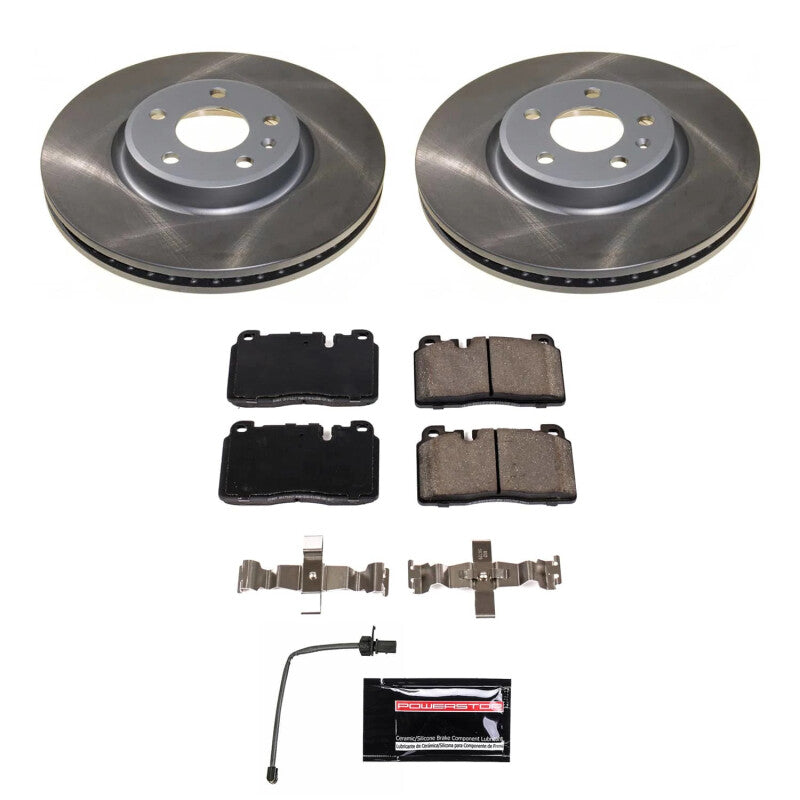Power Stop 13-17 Audi Q5 Front Semi-Coated Rotor Kit PowerStop