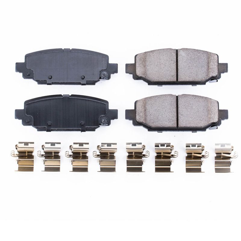 Power Stop 18-19 Jeep Wrangler Rear Z17 Evolution Ceramic Brake Pads w/Hardware PowerStop