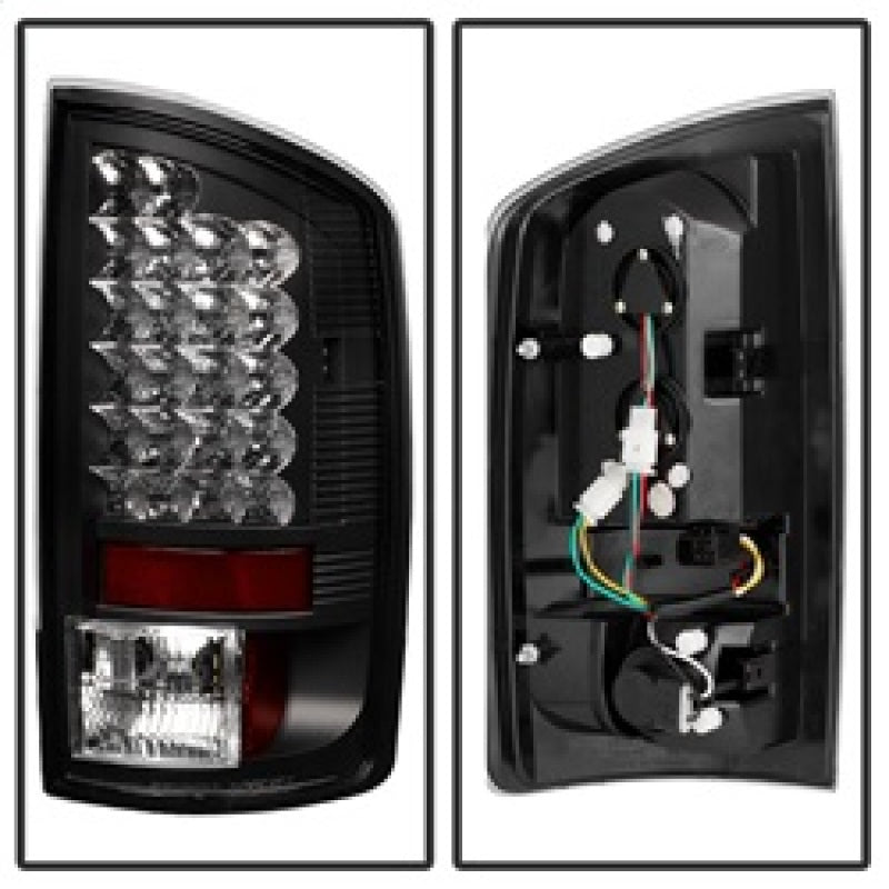 Spyder Dodge Ram 02-06 1500/Ram 2500/3500 03-06 LED Tail Light Black ALT-YD-DRAM02-LED-BK SPYDER