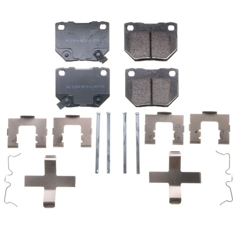 Power Stop 90-96 Nissan 300ZX Rear Z17 Evolution Ceramic Brake Pads w/Hardware PowerStop