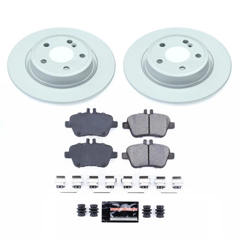 Power Stop 17-19 Infiniti QX30 Rear Z17 Evolution Geomet Coated Brake Kit PowerStop