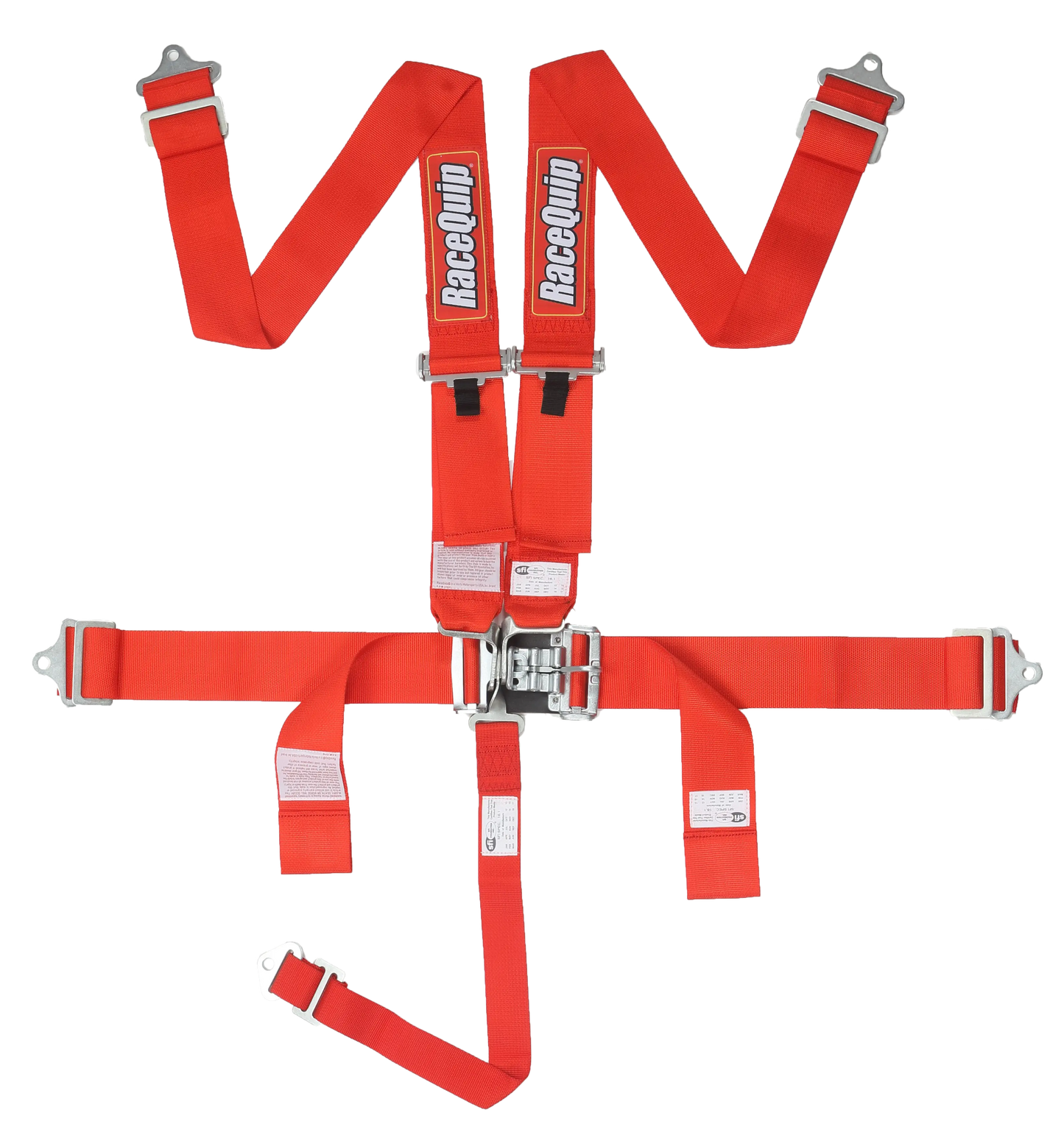 RaceQuip Red L & L 5pt Seat Belt Racequip