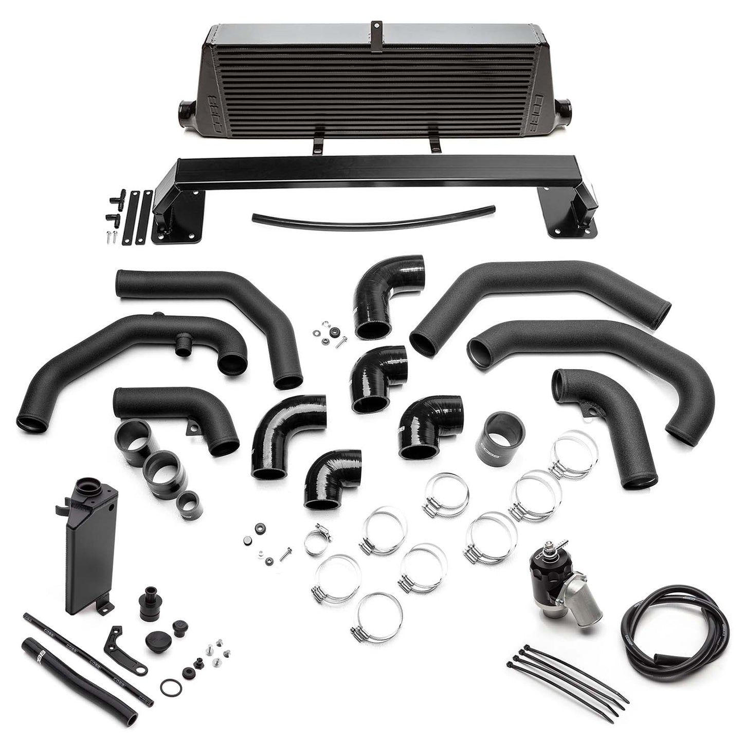 COBB 08-14 Subaru STi Front Mount Intercooler Kit - Black 715500-BK