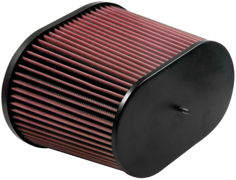 K&N Universal Air Filter - Oval Straight - 3.688in Flange ID x 10.25in Base O/S Length x 7.875in H K&N Engineering