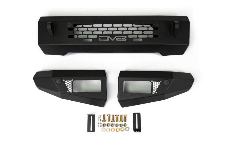 DV8 Offroad 2021+ Ford Bronco Bumper- Accommodates 20in Dual Row Light Bar & (4) 3in Pod Light Mount DV8 Offroad