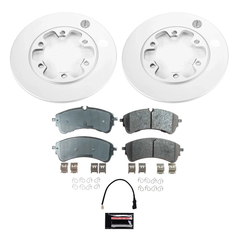 Power Stop 2020 Ford Transit-350 Rear Z17 Coated Brake Kit PowerStop