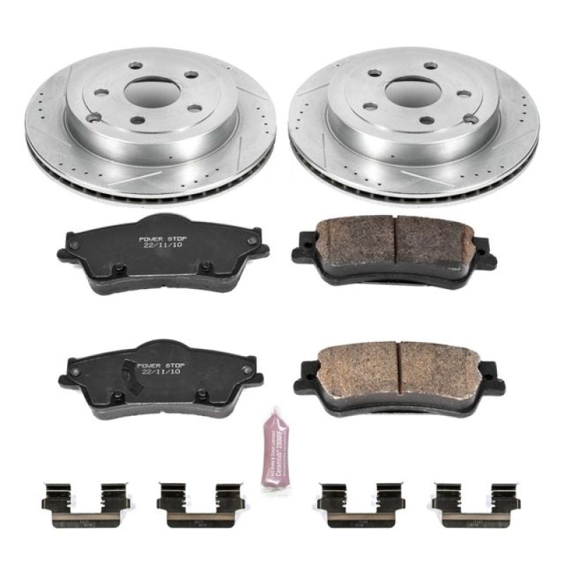 Power Stop 08-09 Pontiac G8 Rear Z23 Evolution Sport Brake Kit PowerStop