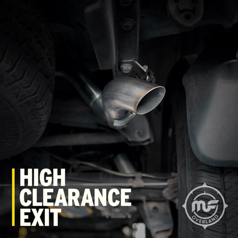 MagnaFlow 2021 Ford Bronco Overland Series Cat-Back Exhaust w/ Single Straight Driver Exit- No Tip Magnaflow