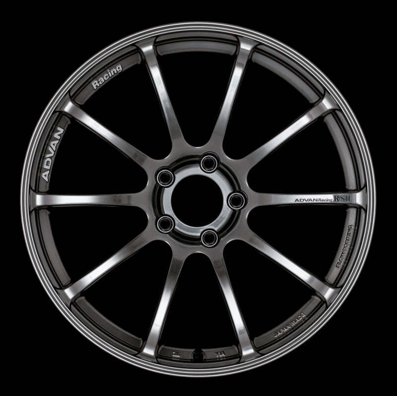 ADVAN Racing RSII 17x9 +29 5x98 Wheel - Hyper Black - YAP7I29THB