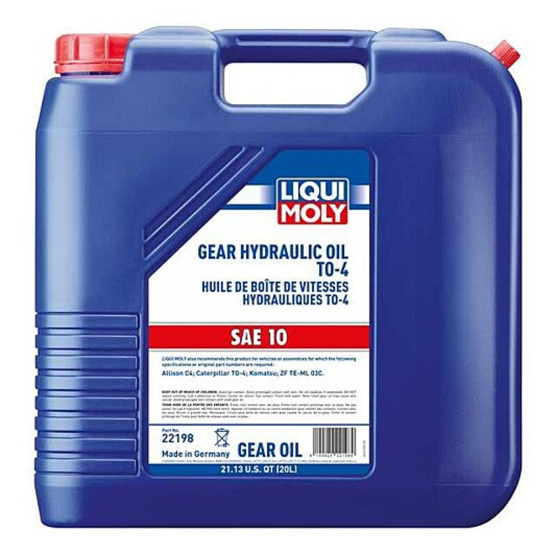 Liqui Moly 22198 Gear Hydraulic Oil TO-4 SAE 10 (20L)