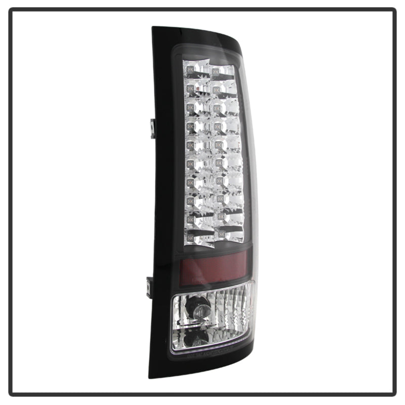Spyder GMC Sierra 07-13 (Not fit 3500 Dually 4 Rear Wheels)LED Tail Lights Black ALT-YD-GS07-LED-BK SPYDER