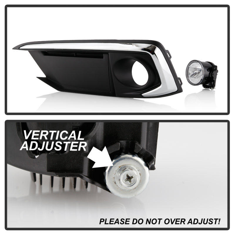 Spyder Honda Civic 2019+ OEM LED Fog Lights w/ OEM switch - Clear FL-HC2019-LED-C SPYDER