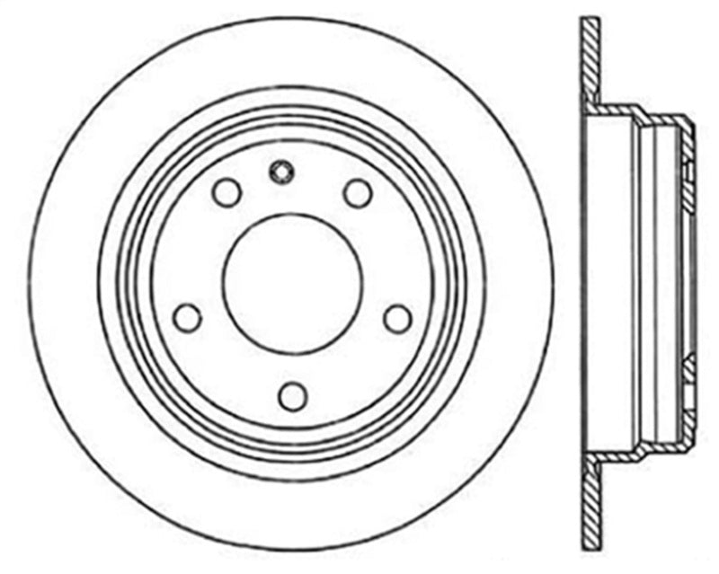 StopTech Drilled Sport Brake Rotor Stoptech