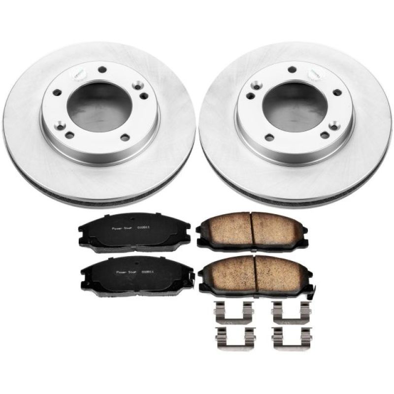 Power Stop 03-06 Kia Sorento Front Z17 Evolution Geomet Coated Brake Kit PowerStop