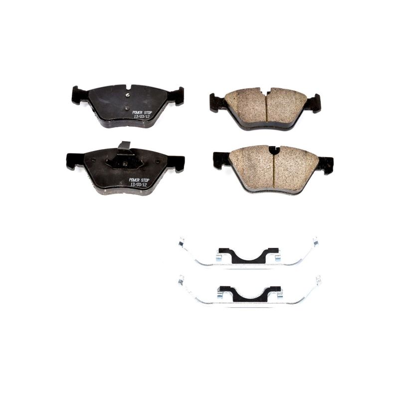 Power Stop 2005 Jaguar Vanden Plas Front Z17 Evolution Ceramic Brake Pads w/Hardware PowerStop