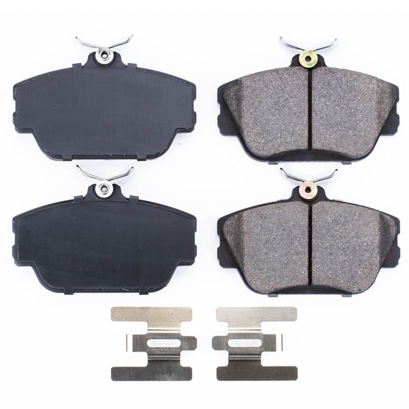 Power Stop 95-99 Ford Taurus Front Z17 Evolution Ceramic Brake Pads w/Hardware PowerStop
