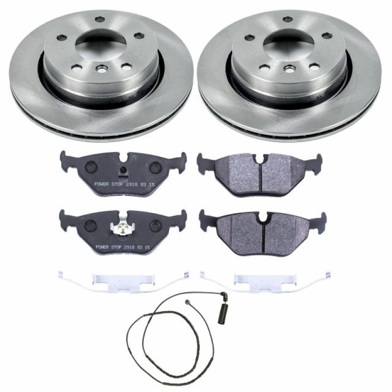 Power Stop 2000 BMW 323Ci Rear Track Day Brake Kit PowerStop