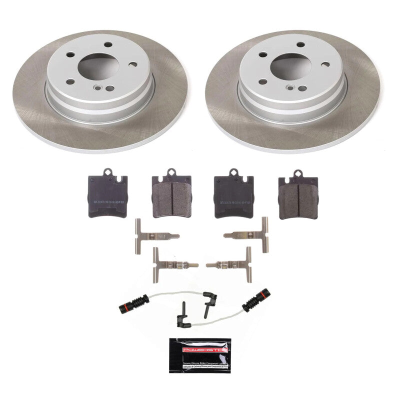 Power Stop 98-00 Mercedes-Benz E430 Rear Semi-Coated Rotor Kit PowerStop