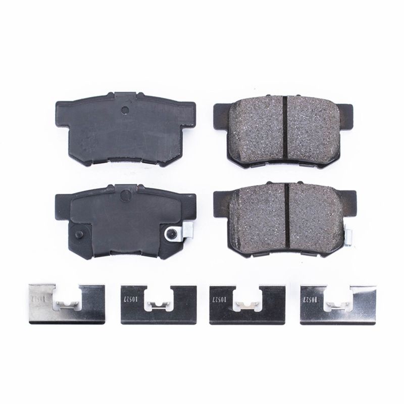 Power Stop 01-03 Acura CL Rear Z17 Evolution Ceramic Brake Pads w/Hardware PowerStop