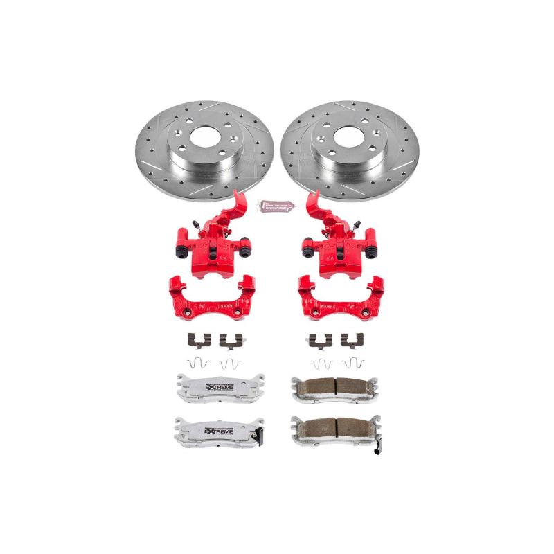 Power Stop 94-97 Mazda Miata Rear Z26 Street Warrior Brake Kit w/Calipers PowerStop