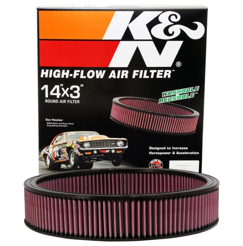 K&N Replacement Air Filter GM CARS & TRUCKS, V8, 1966-84 K&N Engineering