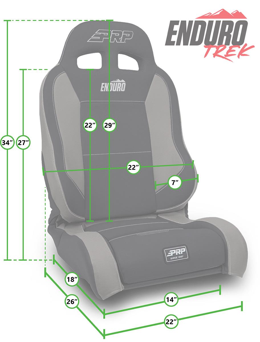 PRP Enduro High Back Suspension Seat (CUSTOM Call for Pricing DO NOT ORDER)