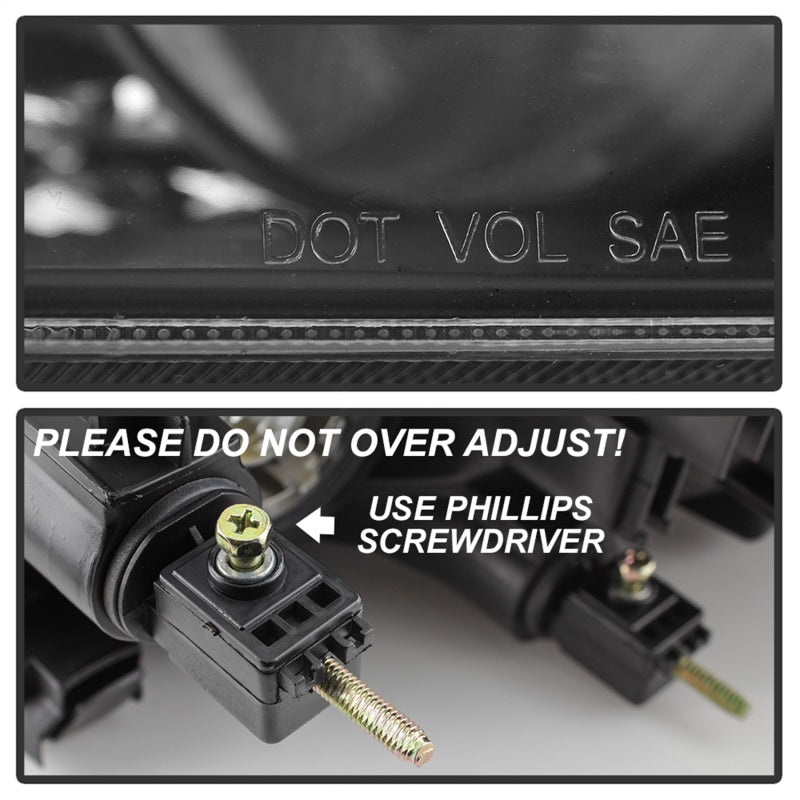 xTune 06-08 Toyota RAV4 OEM Style Headlights - Black (HD-JH-TRAV06-AM-BK) SPYDER