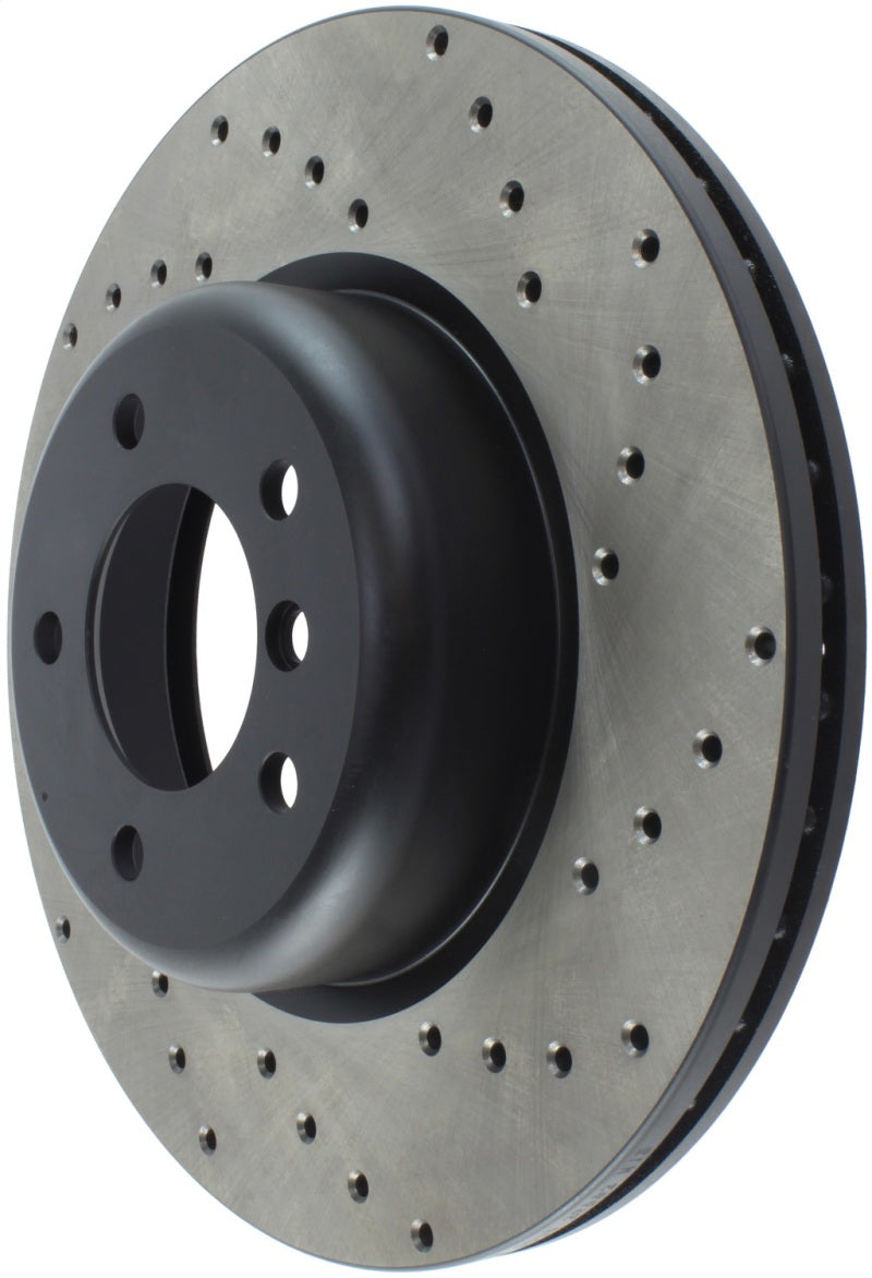 StopTech Sport Cross Drilled Brake Rotor - Front Right Stoptech