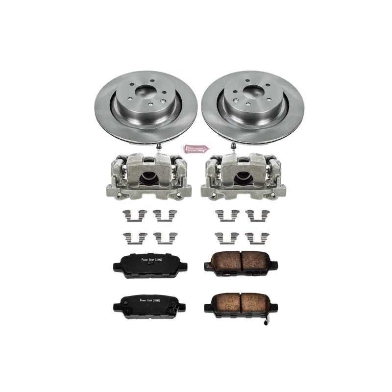 Power Stop 07-08 Infiniti G35 Rear Autospecialty Brake Kit w/Calipers PowerStop