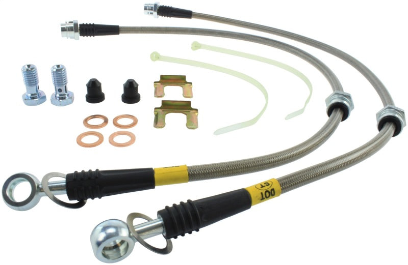 StopTech 3/99-06 Audi TT/TT Quattro Front Stainless Steel Brake Line Kit Stoptech