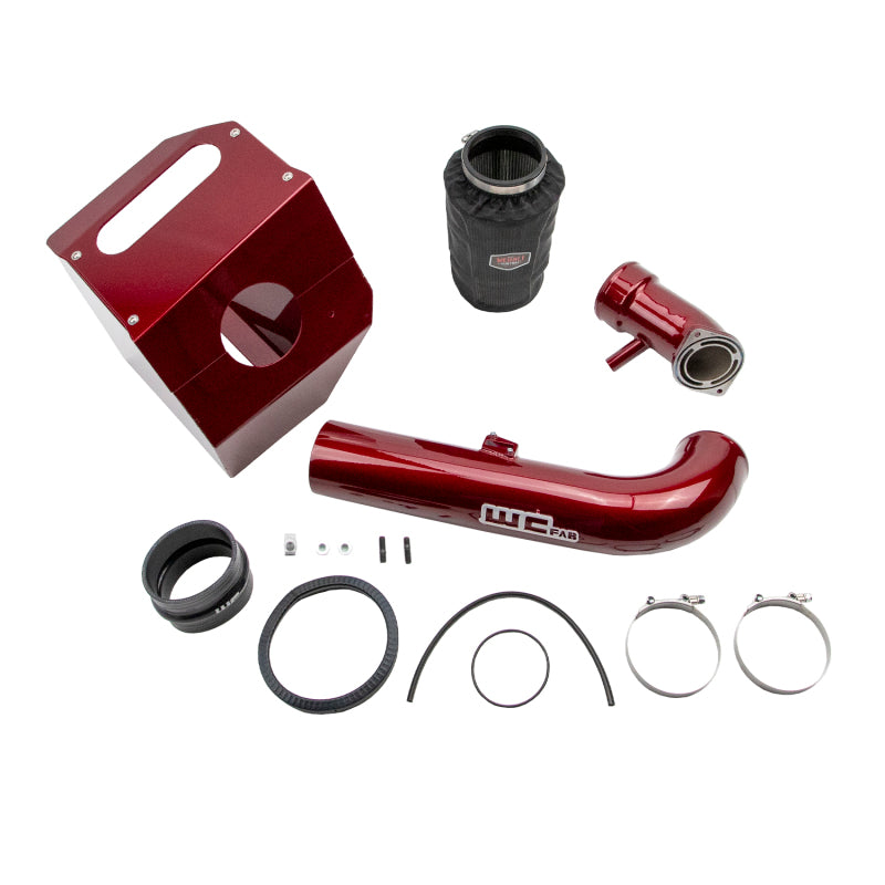 Wehrli 17-19 Chevrolet 6.6L L5P 4in Intake Kit Stage 2 - WCFab Red Wehrli