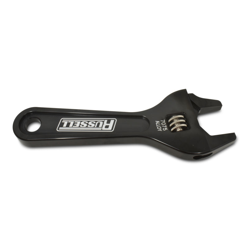 Russell Adjustable Aluminum AN Wrench Black Anodized - 750000