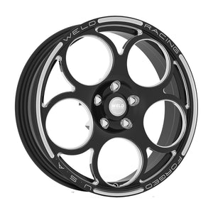 Weld Magnum 1-Piece 15x4 / 5x4.5 BP / 1.25in. BS Black Wheel - Non-Beadlock